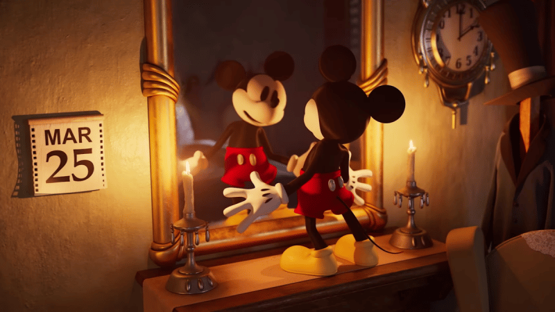 Test Epic Mickey Rebrushed : marouflage d'angle sans trop regarder les détails