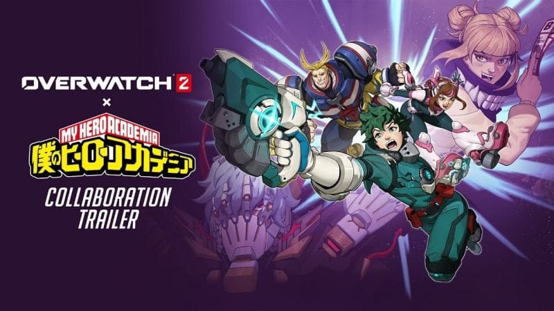 Le manga My Hero Academia s'invite dans Overwatch 2 avec cinq nouveaux costumes