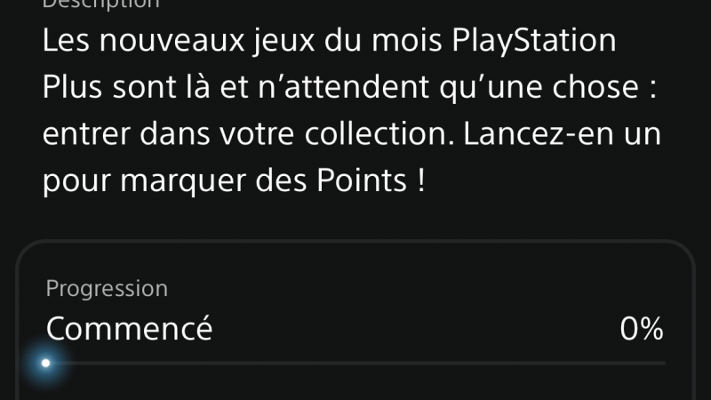 Les jeux du mois et 50 points in la poche