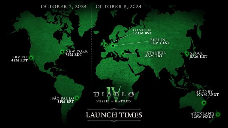 Voici quand tu pourras commencer à jouer Diablo IV: Vessel of Hatred