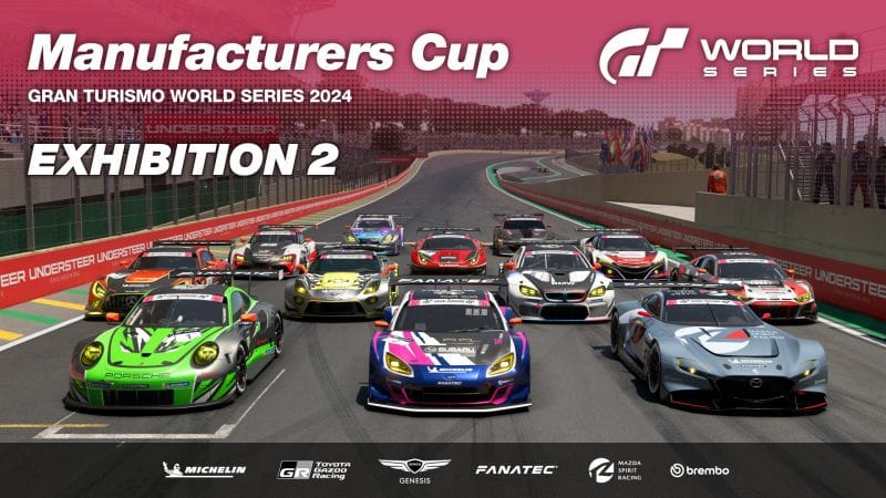 Ouverture de l'événement Gran Turismo World Series 2024 - Exhibition 2 - Manufacturers Cup - Mode Sport - Gran Turismo 7 - gran-turismo.com