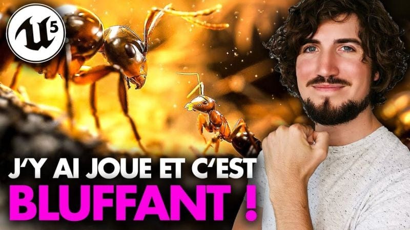 Unreal Engine 5 : J'ai joué au jeu LES FOURMIS et c'était bluffant 😳
