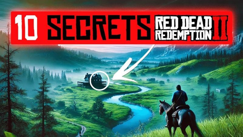 10 SECRETS CREEPY DIFFICILE À TROUVER RED DEAD REDEMPTION 2