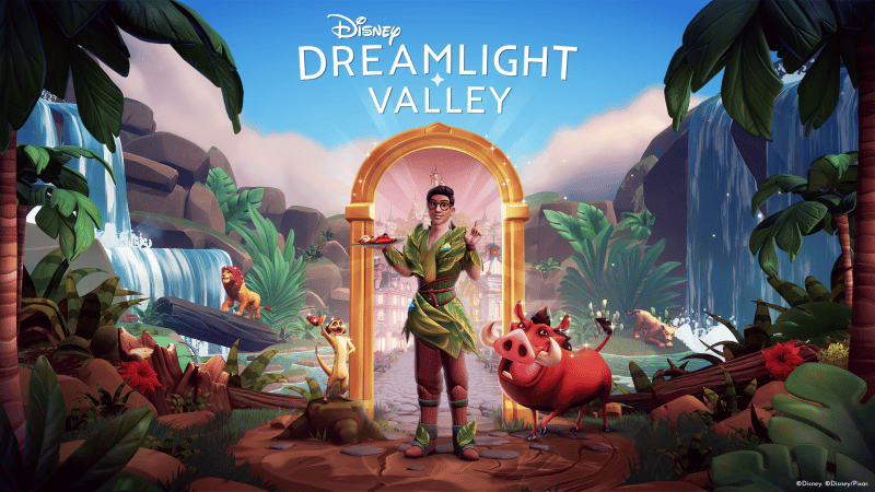Timon et Pumbaa sont les vedettes de la dernière mise à jour de Disney Dreamlight Valley