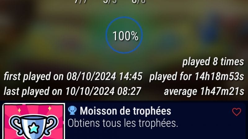 Platine 275 - Le Vaillant Petit Page sur ps5 en 14h