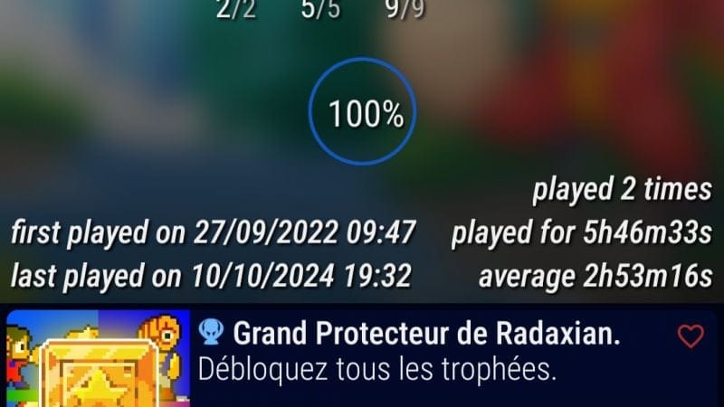 Platine 276 - Alex Kidd in Miracle World DX ps5 en 6h