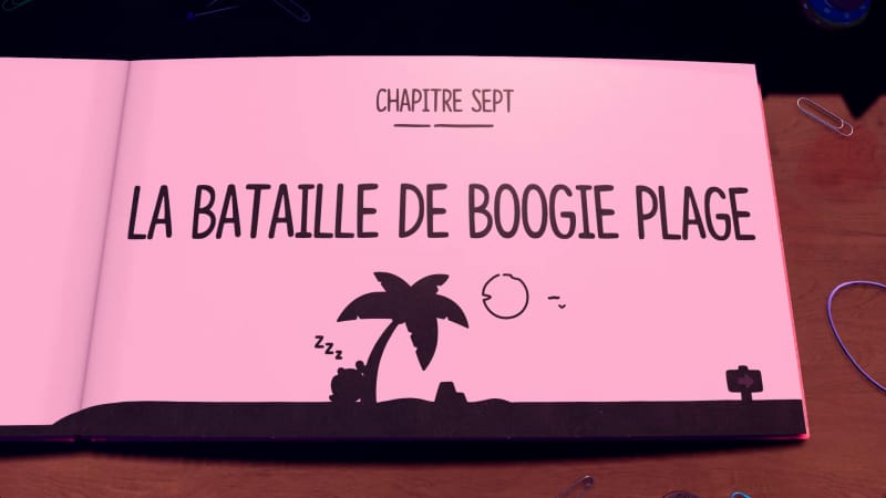 La bataille de Boogie plage : Cheminement