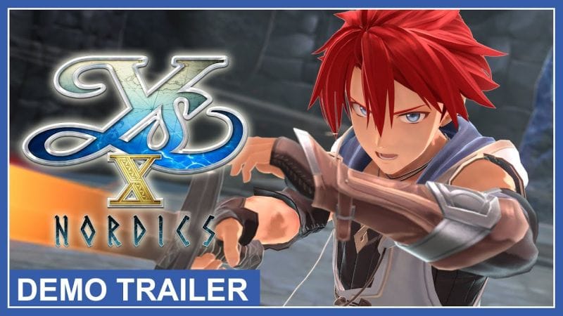La démo de l'action-RPG Ys X: Nordics est disponible sur PC, PlayStation et Switch