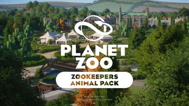 Planet Zoo célèbre ses 5 ans en sortant un nouveau (et dernier ?) DLC, Zookeepers Animal Pack