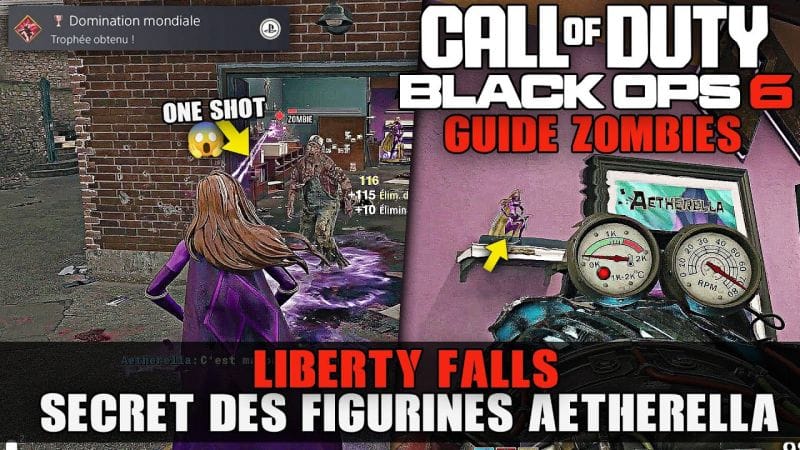 Call Of Duty BO6 Zombies : Se Transformer en AETHERELLA (SECRET des Figurines) 🏆 Domination Mondiale