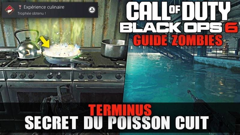 Call Of Duty Black Ops 6 Zombies : Débloquer le SECRET du POISSON sur TERMINUS 🏆Expérience Culinaire