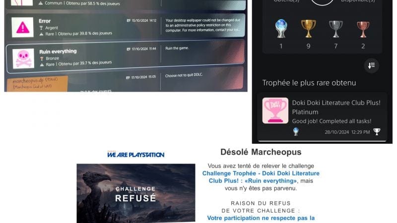 Platine numéro 19 et astuce