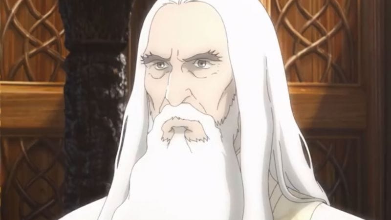 Christopher Lee reprend le rôle de Saroumane dans The Lord of the Rings: The War of the Rohirrim