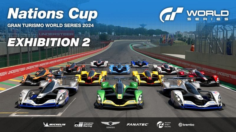 Ouverture de l'événement Gran Turismo World Series 2024 - Exhibition 2 - Nations Cup - Mode Sport - Gran Turismo 7 - gran-turismo.com