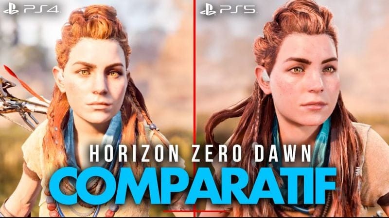 Horizon Zero Dawn Remastered : C'est le JOUR et la NUIT 😳 Version PS4 VS Version PS5 Comparatif 4K60