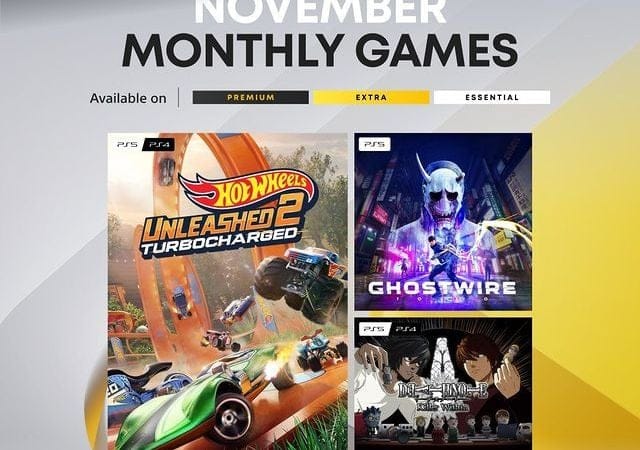 PlayStation on Instagram: "The PlayStation Plus Monthly Games for November are:  🏎️ Hot Wheels Unleashed 2 - Turbocharged  👹 Ghostwire: Tokyo ✒️ Death Note Killer Within  All playable November 5. Find out more at PlayStation Blog."
