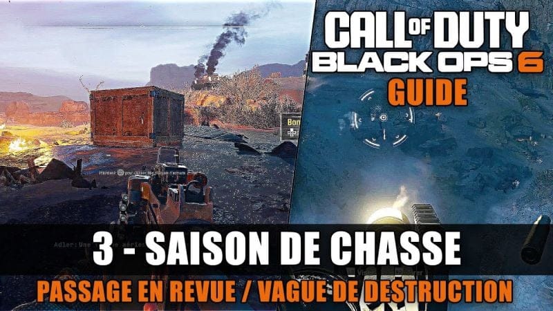 Call Of Duty Black Ops 6 : 3 - SAISON DE CHASSE 🏆 Passage en Revue (Guide Trophée Succès)