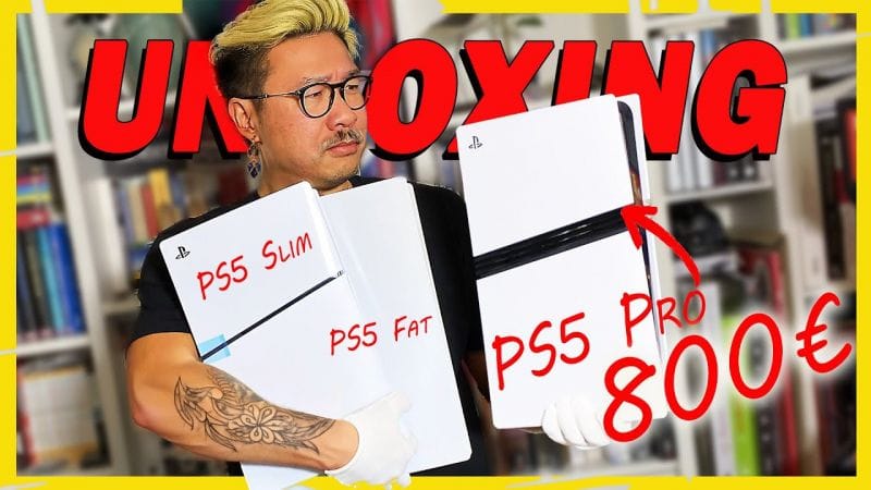 PS5 PRO : mon UNBOXING 4K + COMPARATIF avec les autres PS5