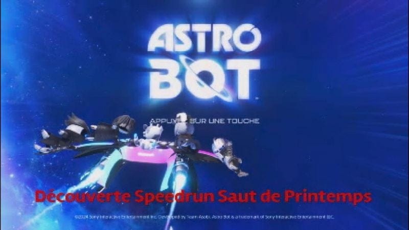 Astro Bot Découverte Speedrun Saut de printemps