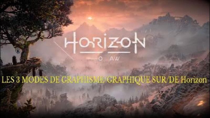 HORIZON Zero Dawn REMASTERED Gameplay les 3 Modes GRAPHIQUE ça vaut quoi ?