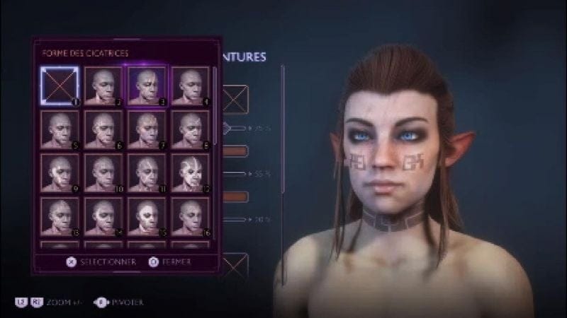 Dragon Age : The Veilguard - Création du personnage