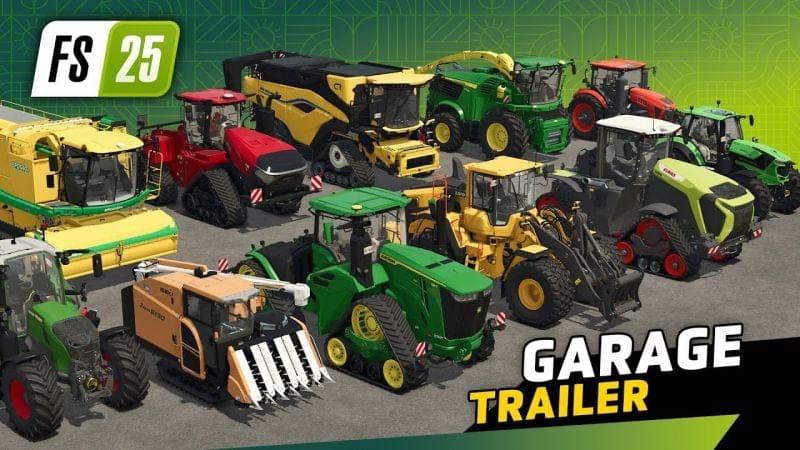 FARMING SIMULATOR 25 GARAGE TRAILER!