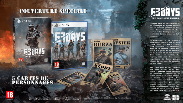 GEEKNPLAY - 63 Days - Le jeu est disponible en version physique sur PlayStation 5 !