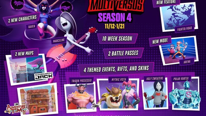Raven et Marceline en tête d'affiche MultiVersus: Saison 4