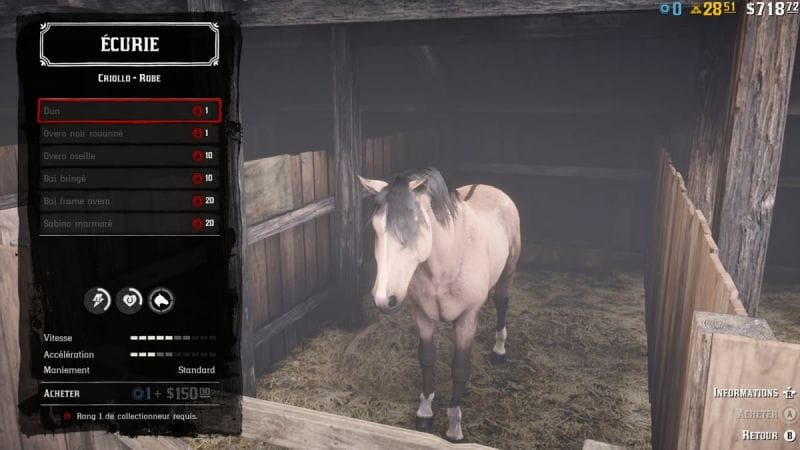 Criollo Red Dead Redemption 2 : Comment obtenir ce cheval ?