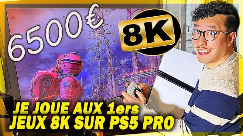 J’installe la PS5 Pro sur une télé 8K et je teste les 1ers jeux 8K aussi ! (7 300€ de matos)