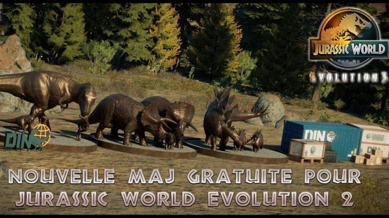 Nouvelle maj gratuite pour Jurassic World Evolution 2 ! (que des décos pour le JWE3)