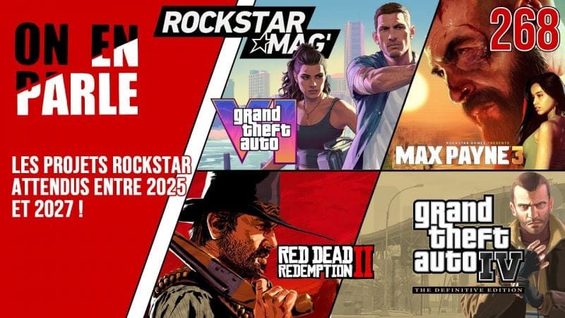 LES JEUX ROCKSTAR GAMES QUI SERAIENT ATTENDUS POUR 2025, 2026 ET 2027