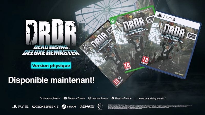 Dead Rising Deluxe Remaster : Une démo, une mise à jour déployée, un patch PS5 Pro et la version physique disponible