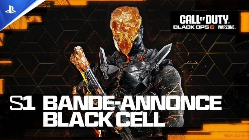 Call of Duty : Black Ops 6 & Warzone - Mise à niveau Black Cell Passe de combat Saison 1 | PS5, PS4