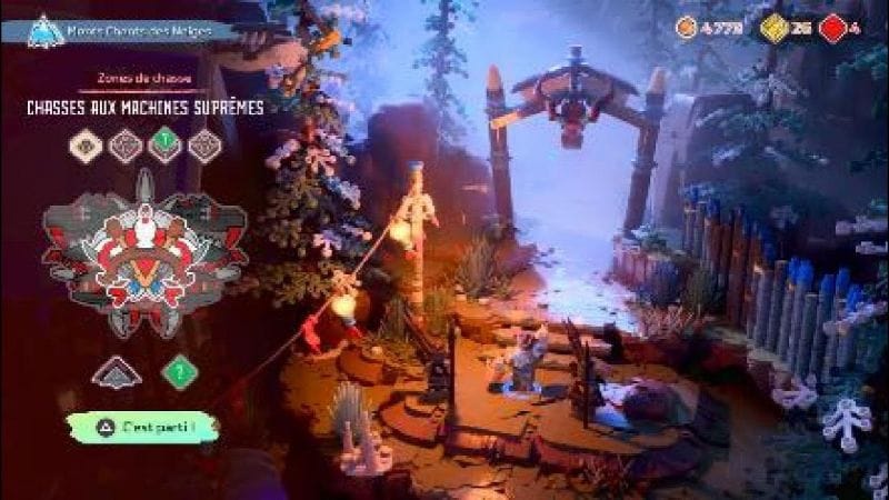 LEGO HORIZON Adventure Chasses aux Machines Suprêmes - Monts Chants des neiges