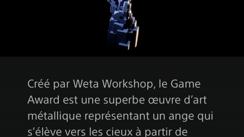 GOTY’s et les nominés sont ….