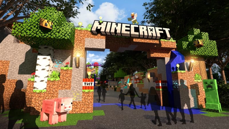 Des parcs à thème Minecraft vont bientôt ouvrir