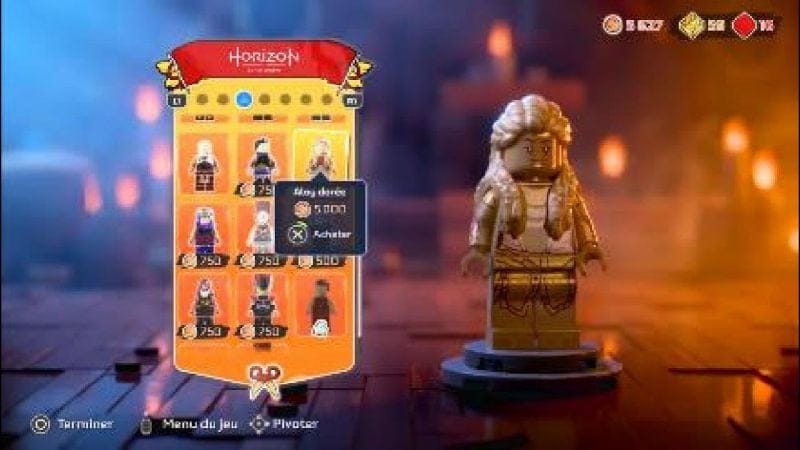 LEGO Horizon Adventure - J'achète la Tenue DORÉ d'Aloy (LÉGENDAIRE ?)