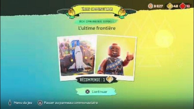 LEGO Horizon Adventure - Tâche Communautaire Propulser un VILLAGEOIS Sur la fusée