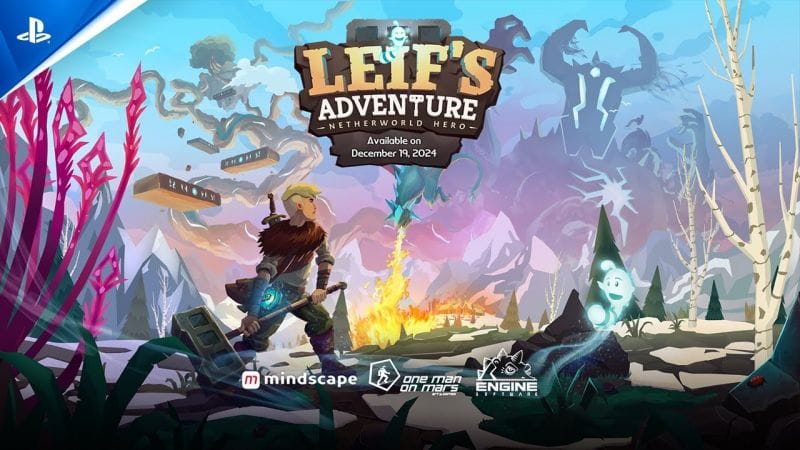 Leif's Adventure: Netherworld Hero - Release Date Trailer | PS5 Games