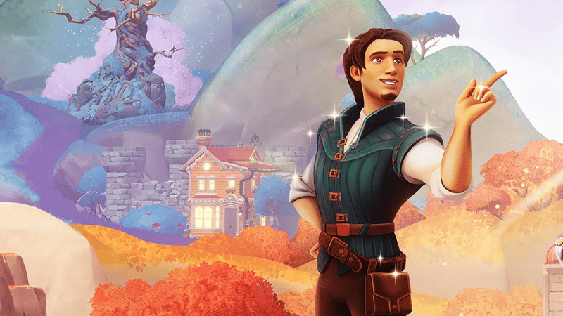 Flynn Rider Disney Dreamlight Valley : Un agneau déguisé en loup, Saphir étoile, Lamproie... Toutes les quêtes du célèbre voleur