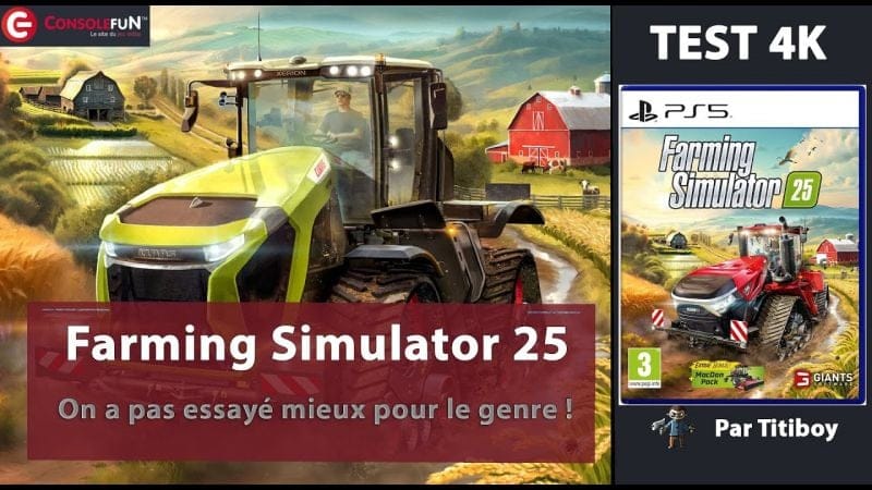 🚜 [TEST 4K] FARMING SIMULATOR 25 sur PS5, Xbox Series & PC ! 🌾