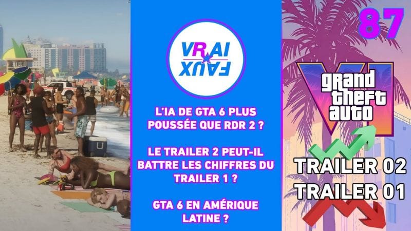 VRAI OU FAUX ? UNE IA ENCORE PLUS POUSSEE QUE DANS RDR2 ? LE TRAILER 2 PEUT-IL BATTRE LE TRAILER 1 ?