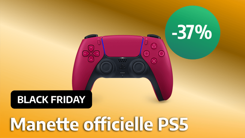 Pour le Black Friday, la manette PS5 Sony Dualsense est à prix cassé !