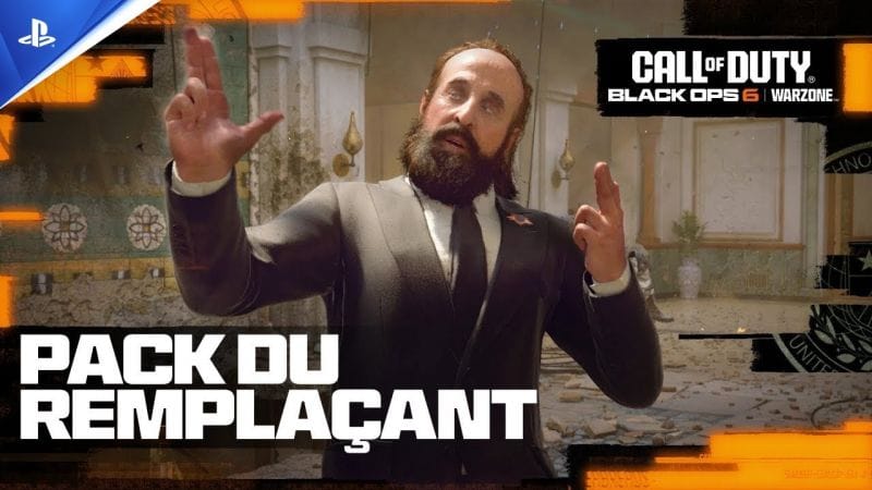 Call of Duty : Black Ops 6 & Warzone - Trailer du Pack du Remplaçant - VF | PS5, PS4