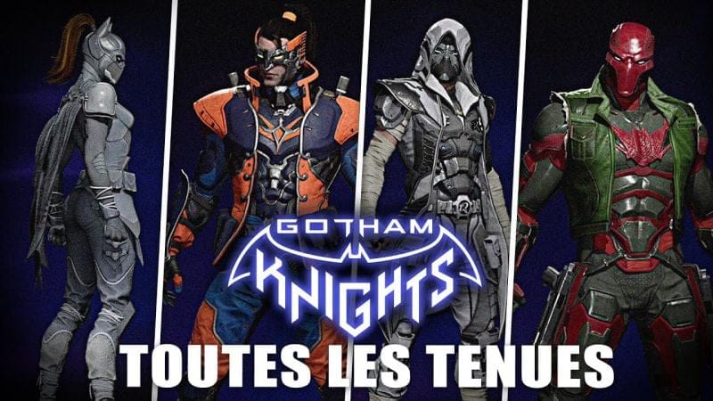 Gotham Knights : Vitrine de Toutes les TENUES & Costumes 😍🔥 (Red Hood, Nightwing, Bat-girl & Robin)