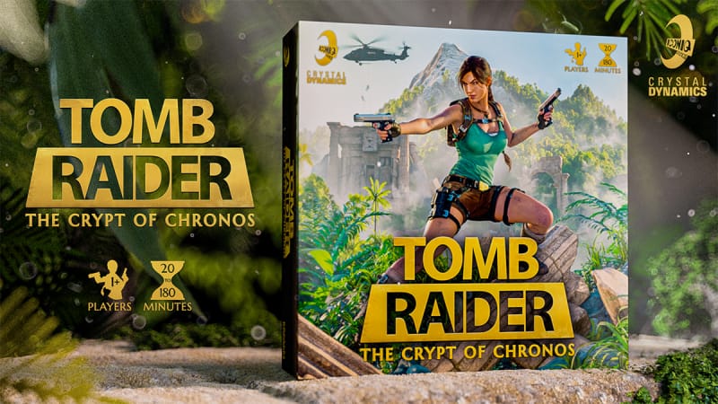 Premier aperçu exclusif du jeu de société Tomb Raider: The Crypt of Chronos - la figurine de Lara Croft révélée