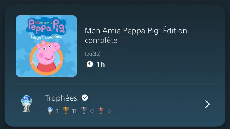 Platine 50 - Mon amie Peppa Pig