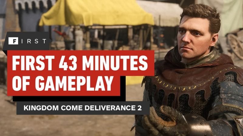 Kingdom Come Deliverance II : L'action-RPG médiéval dévoile ses 43 premières minutes de jeu à travers une grosse vidéo de gameplay