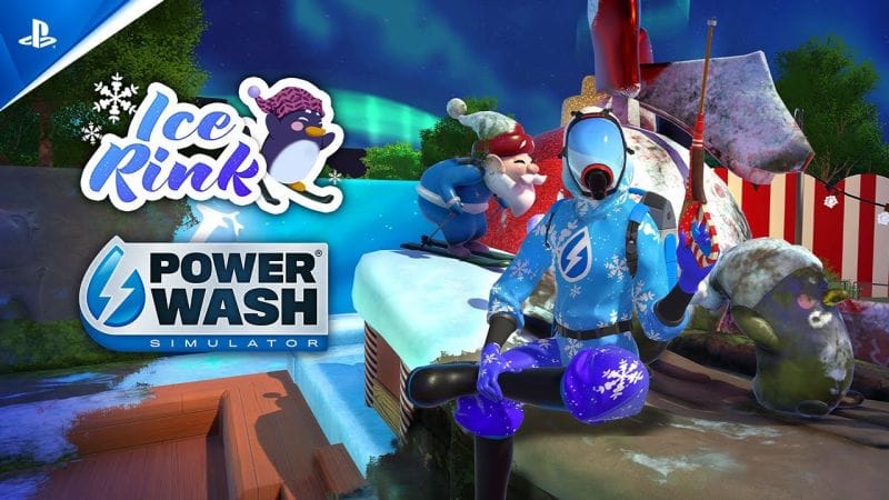 PowerWash Simulator - Ice Rink Seasonal Trailer | PS5 & PS4 Games